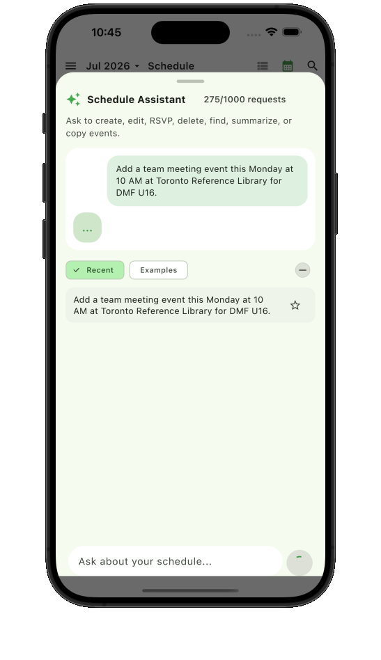 Teamnest Pro Schedule Assistant